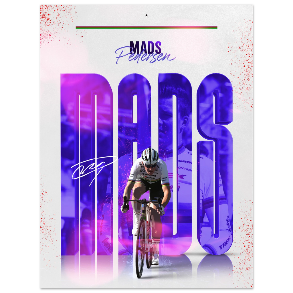 Affiche - Mads Pedersen ( Édition Arc-En-Ciel 🌈 ) - Obyke Studio