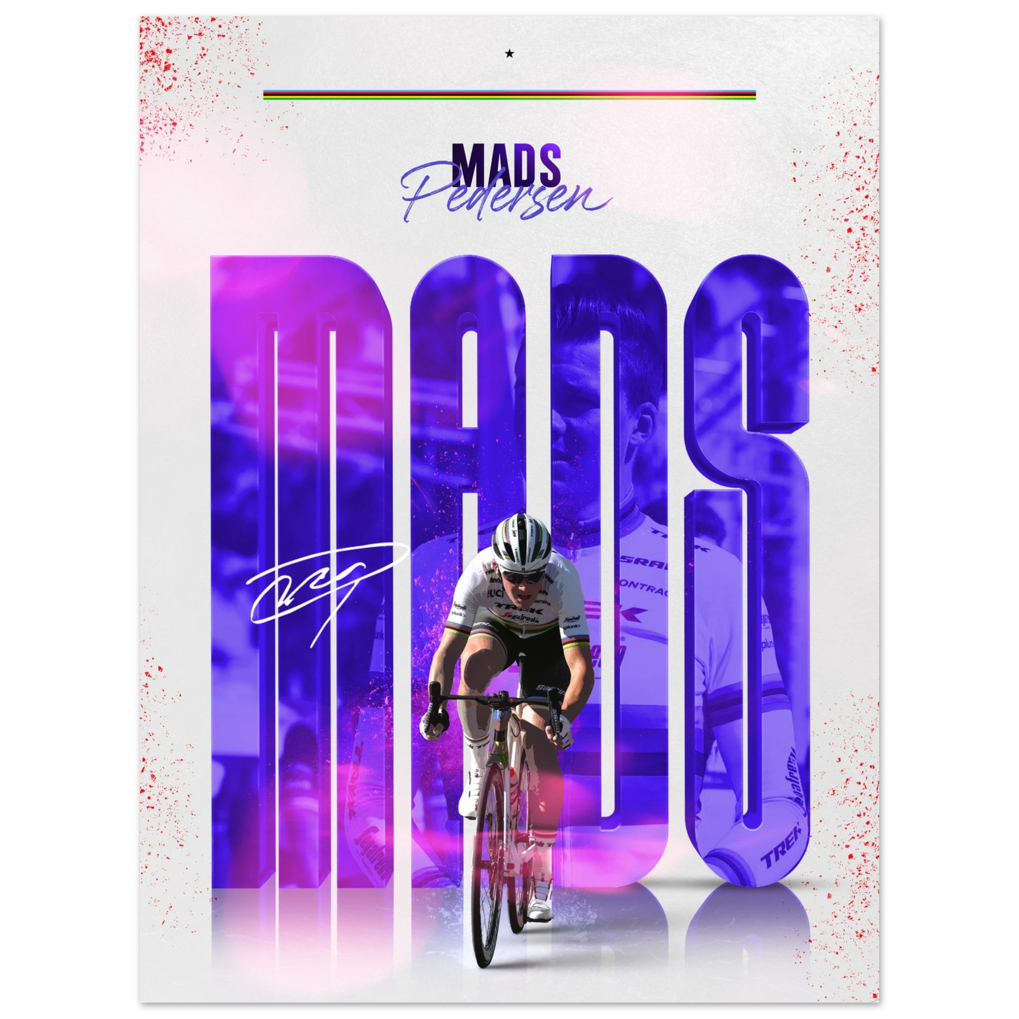 Affiche - Mads Pedersen ( Édition Arc-En-Ciel 🌈 ) - Obyke Studio