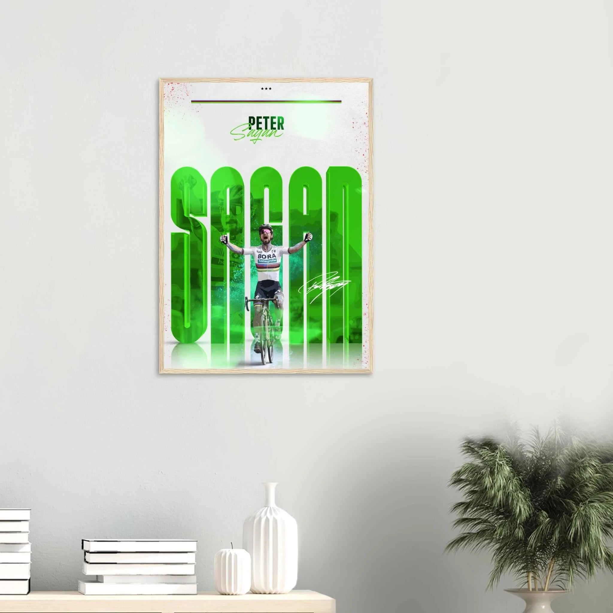 Poster Encadré - Peter Sagan (édition Arc-En-Ciel 🌈)