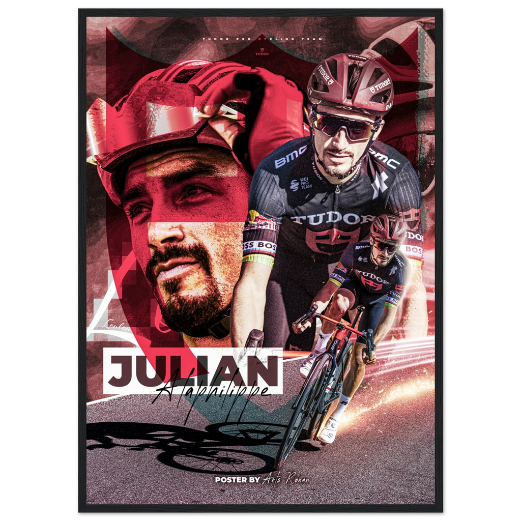 Poster Encadré - Julian Alaphilippe ( Tudor Pro Cycling Team )