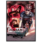 Poster Encadré - Julian Alaphilippe ( Tudor Pro Cycling Team )