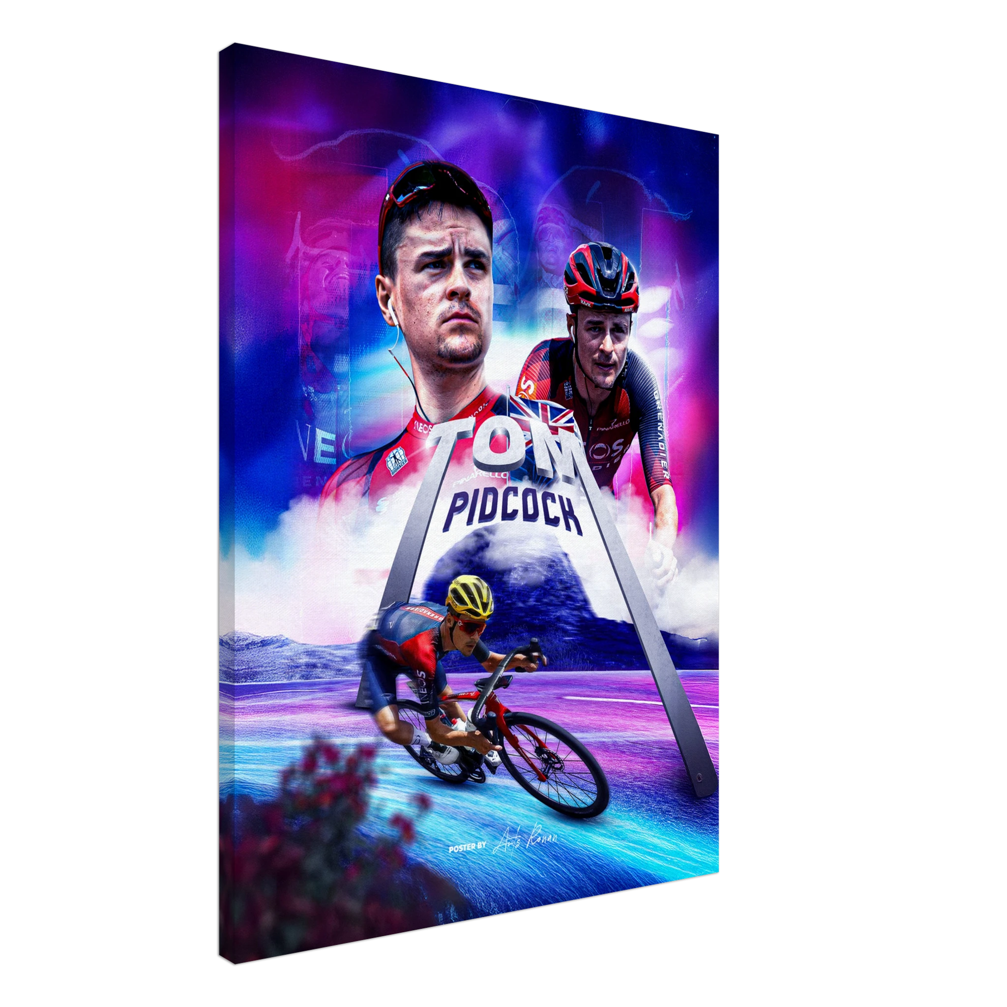 Toile - Tom Pidcock - Obyke Studio