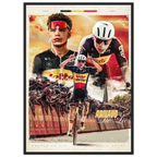 Poster Encadré - Arnaud De Lie  ( Champion de Belgique 2024 )