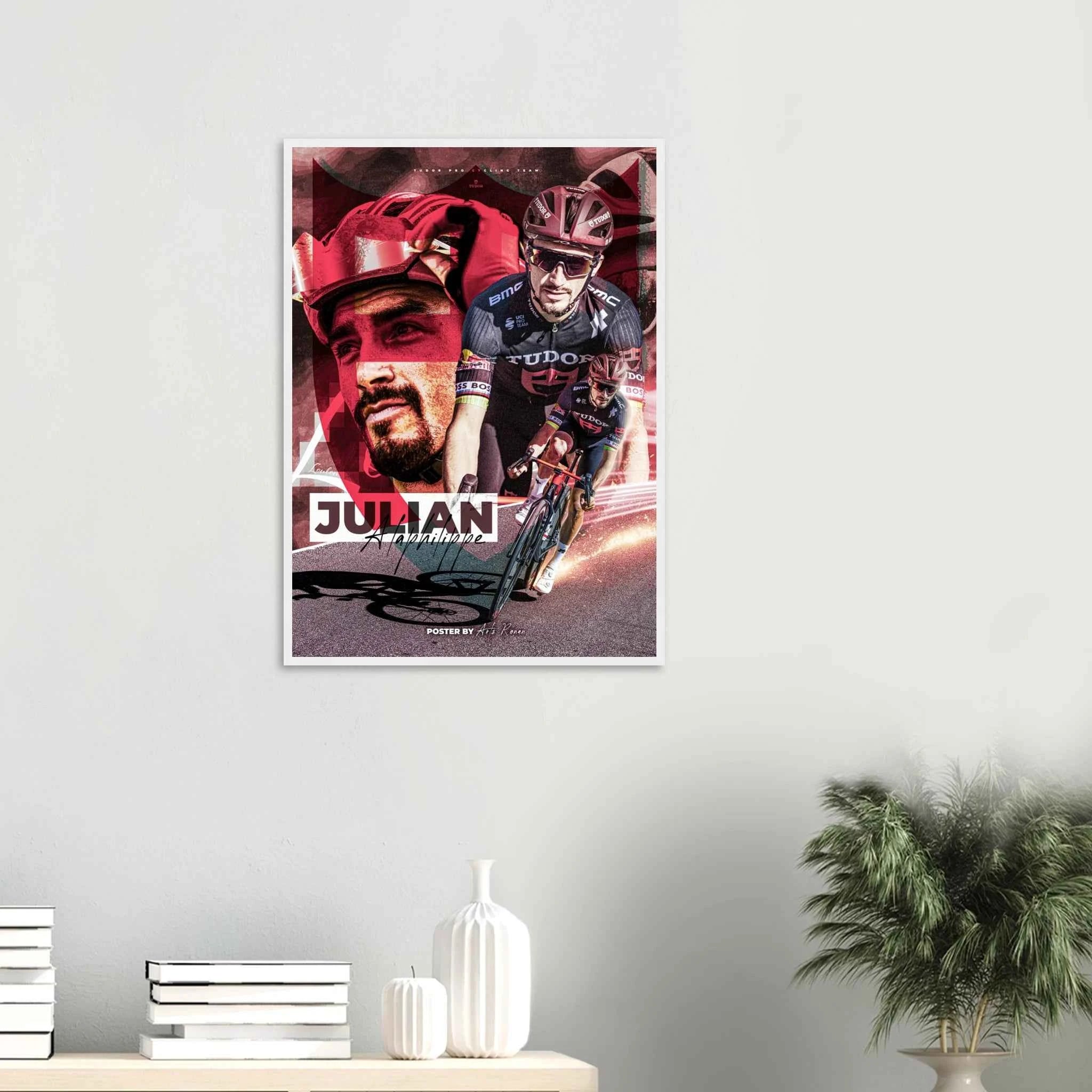 Poster Encadré - Julian Alaphilippe ( Tudor Pro Cycling Team )