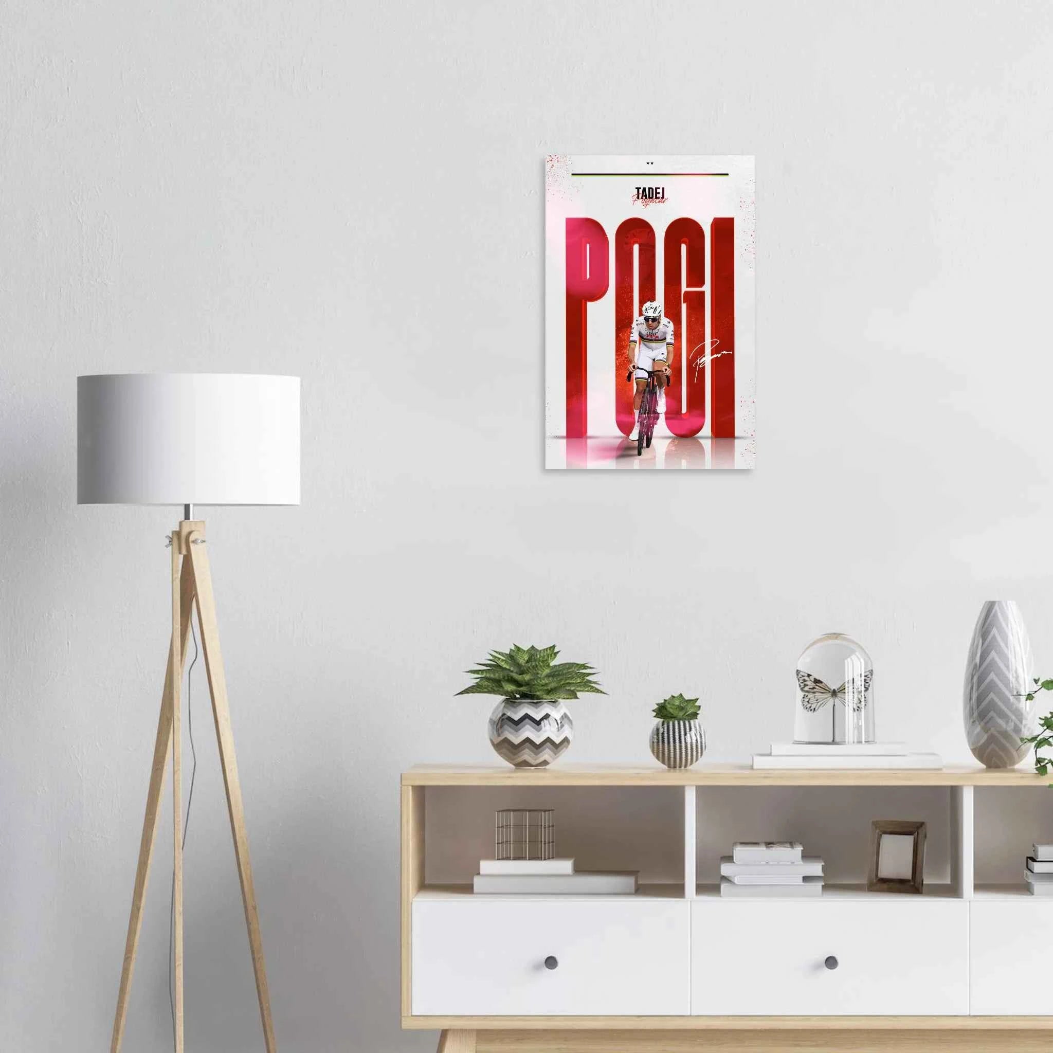 Affiche - Tadej Pogacar ( Édition Arc-En-Ciel 🌈 )