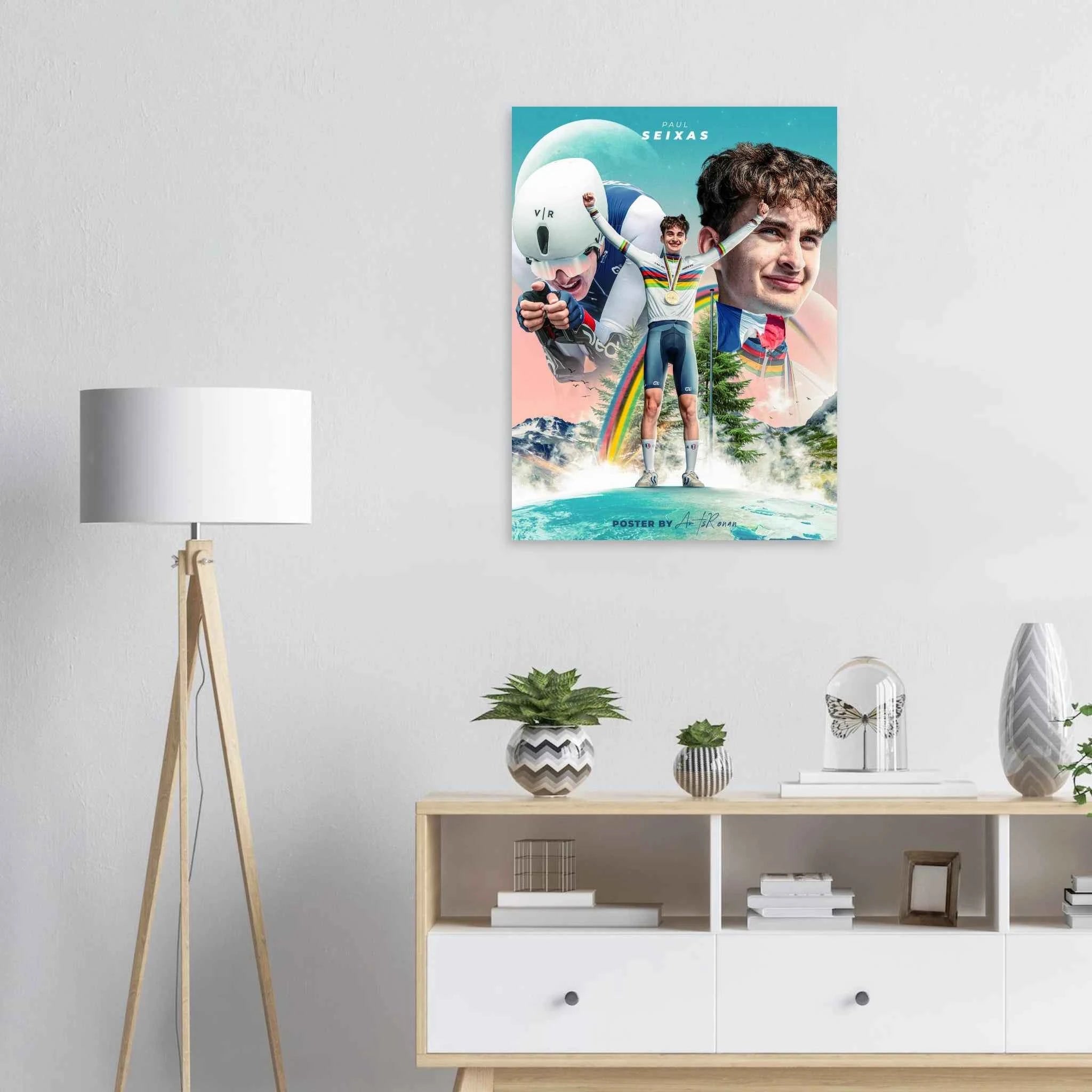 Affiche - Paul Seixas ( Champion du monde CLM junior )