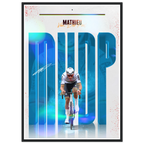 Poster Encadré - Mathieu Van Der Poel ( Édition Arc-En-Ciel🌈 ) - Obyke Studio