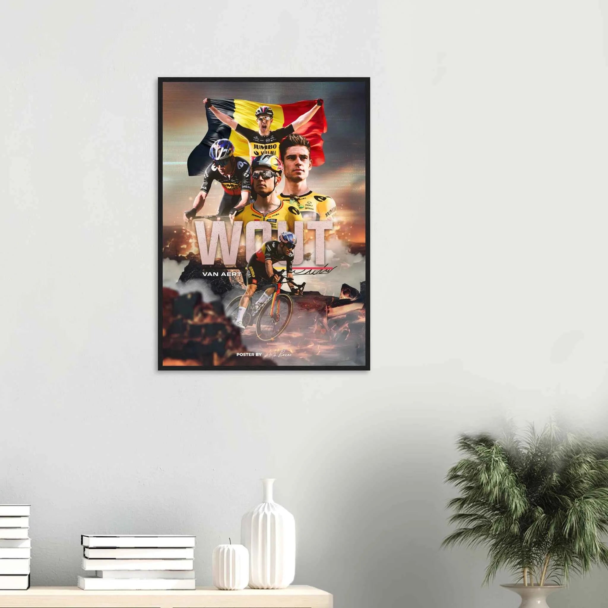 Poster Encadré - Wout Van Aert