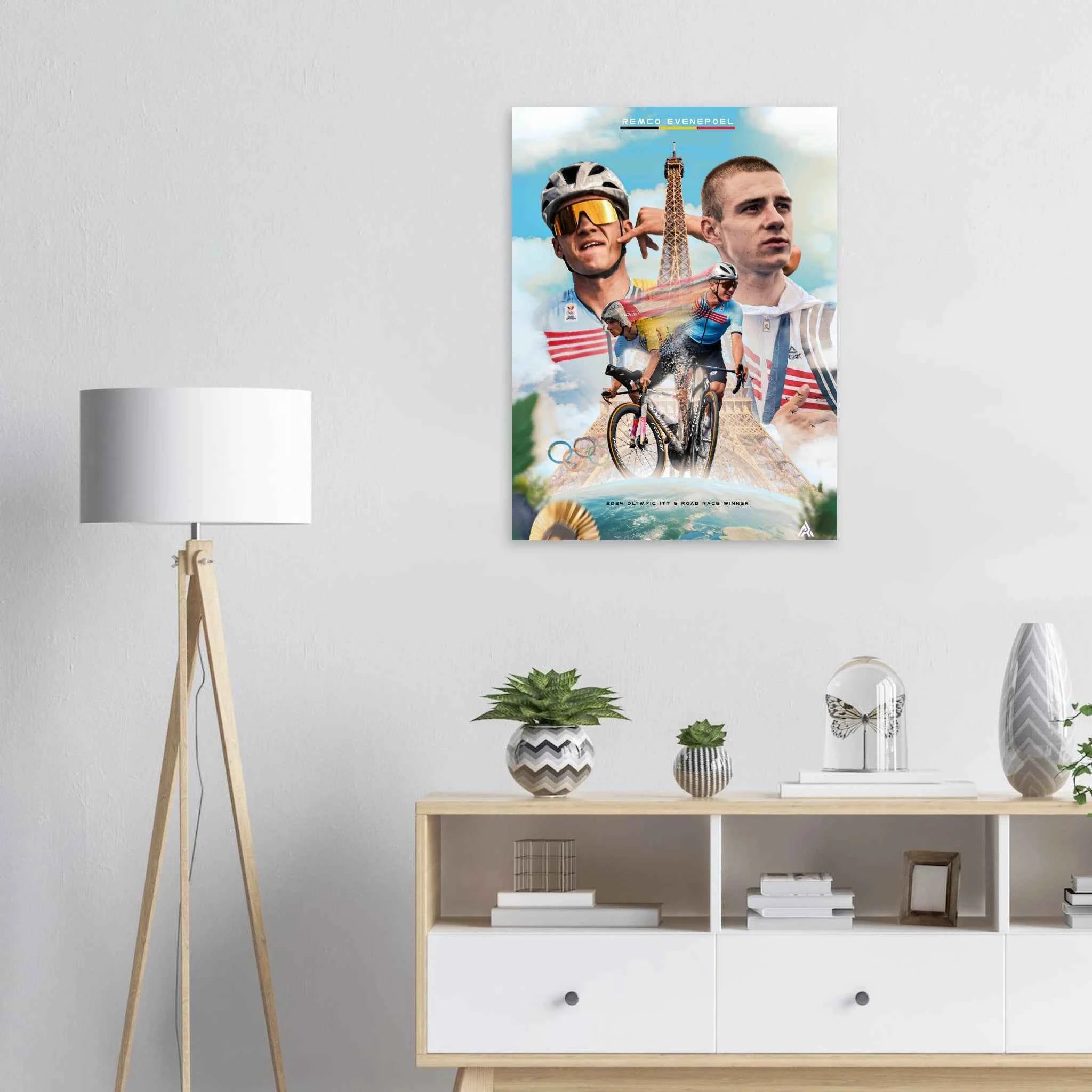 Affiche - Remco Evenepoel ( JO Paris 2024 )