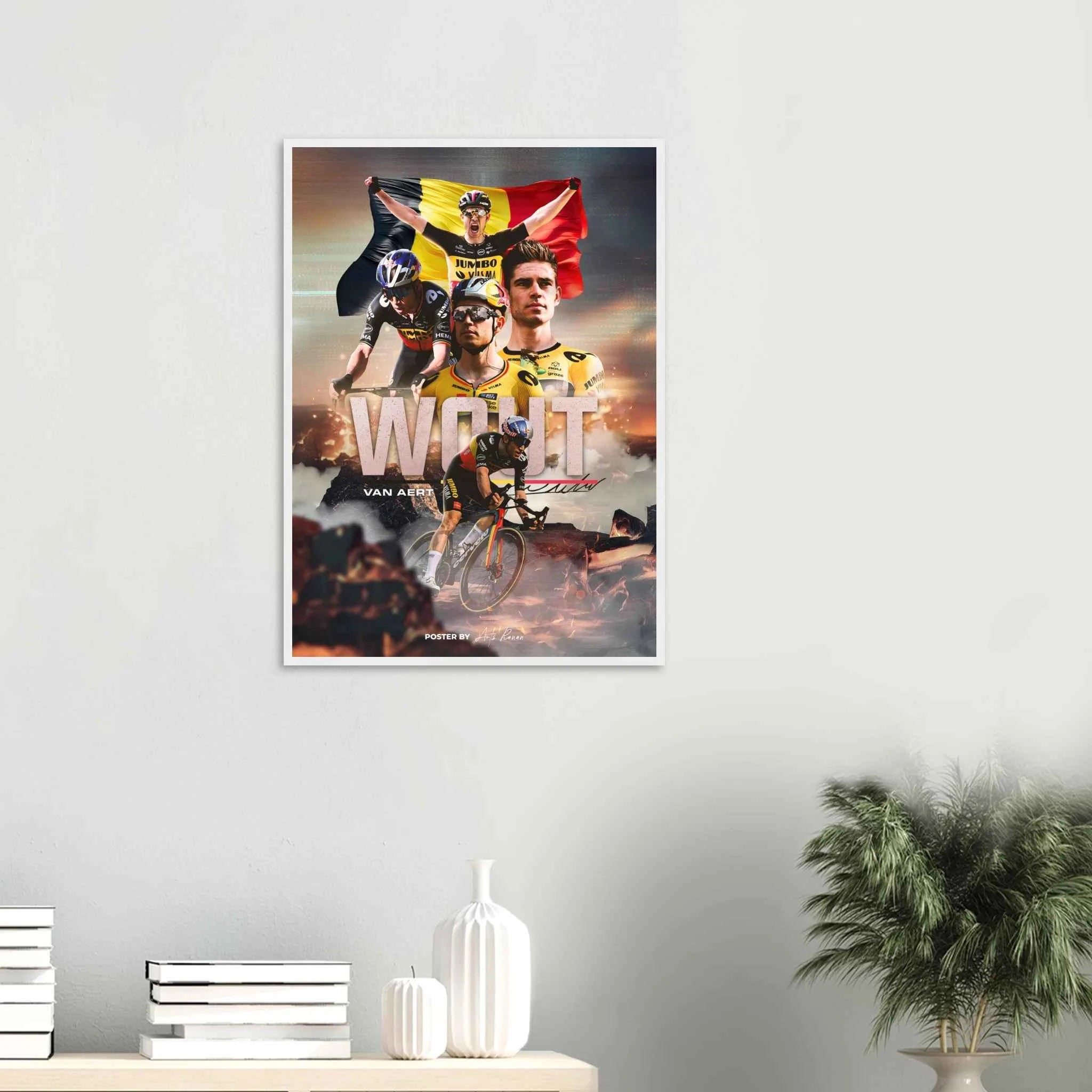 Poster Encadré - Wout Van Aert