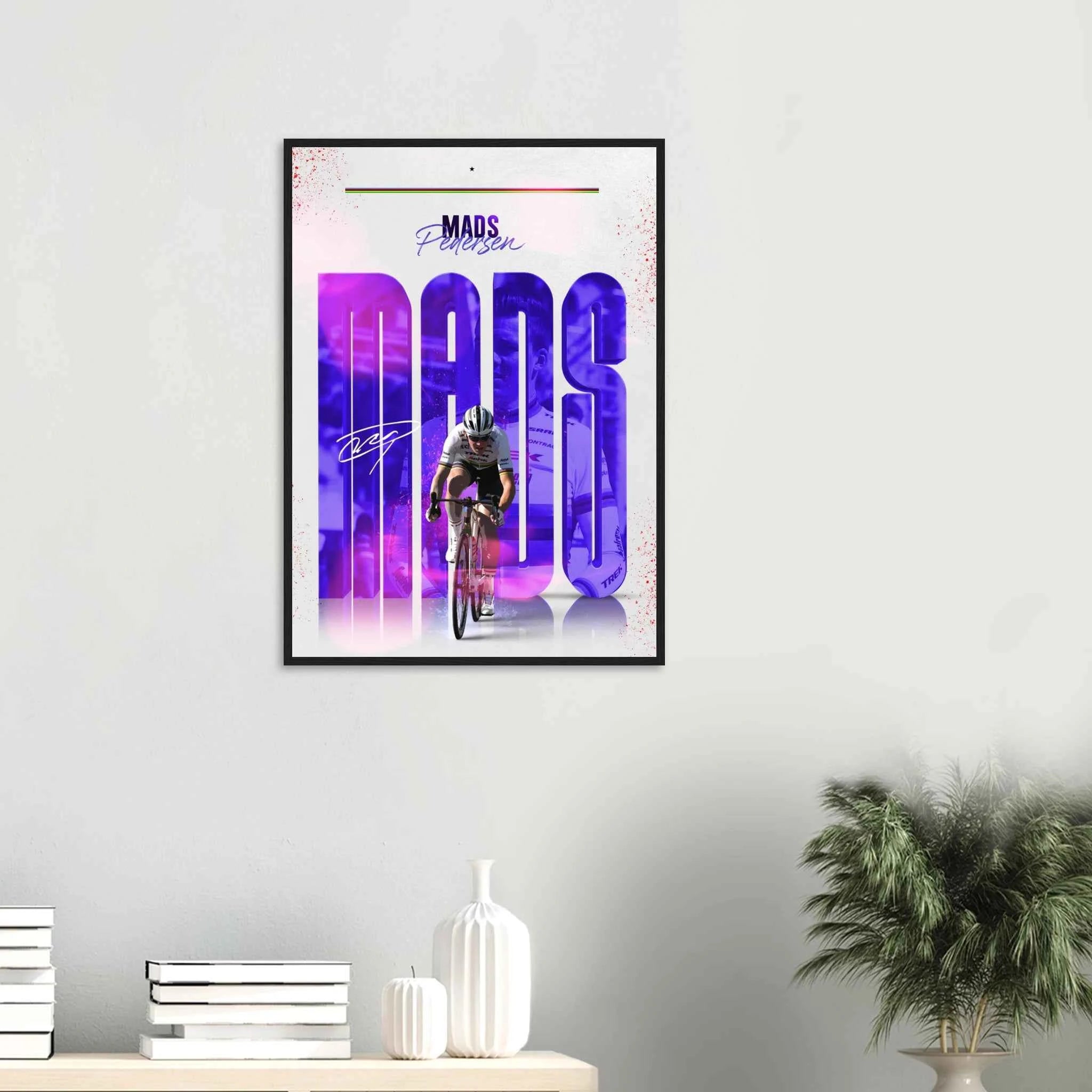 Poster Encadré - Mads Pedersen ( Édition Arc-En-Ciel🌈 )