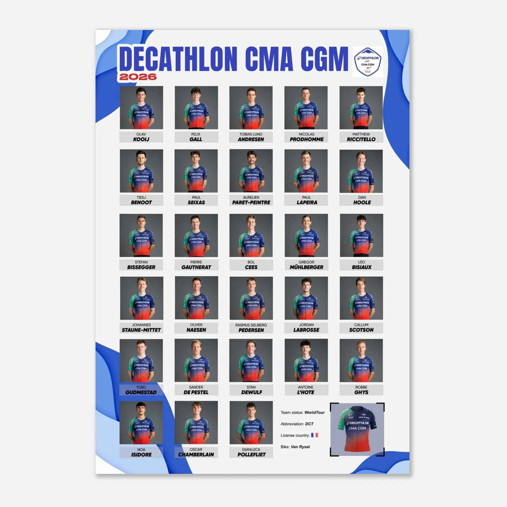 Affiche - Décathlon CMA CGM 2026
