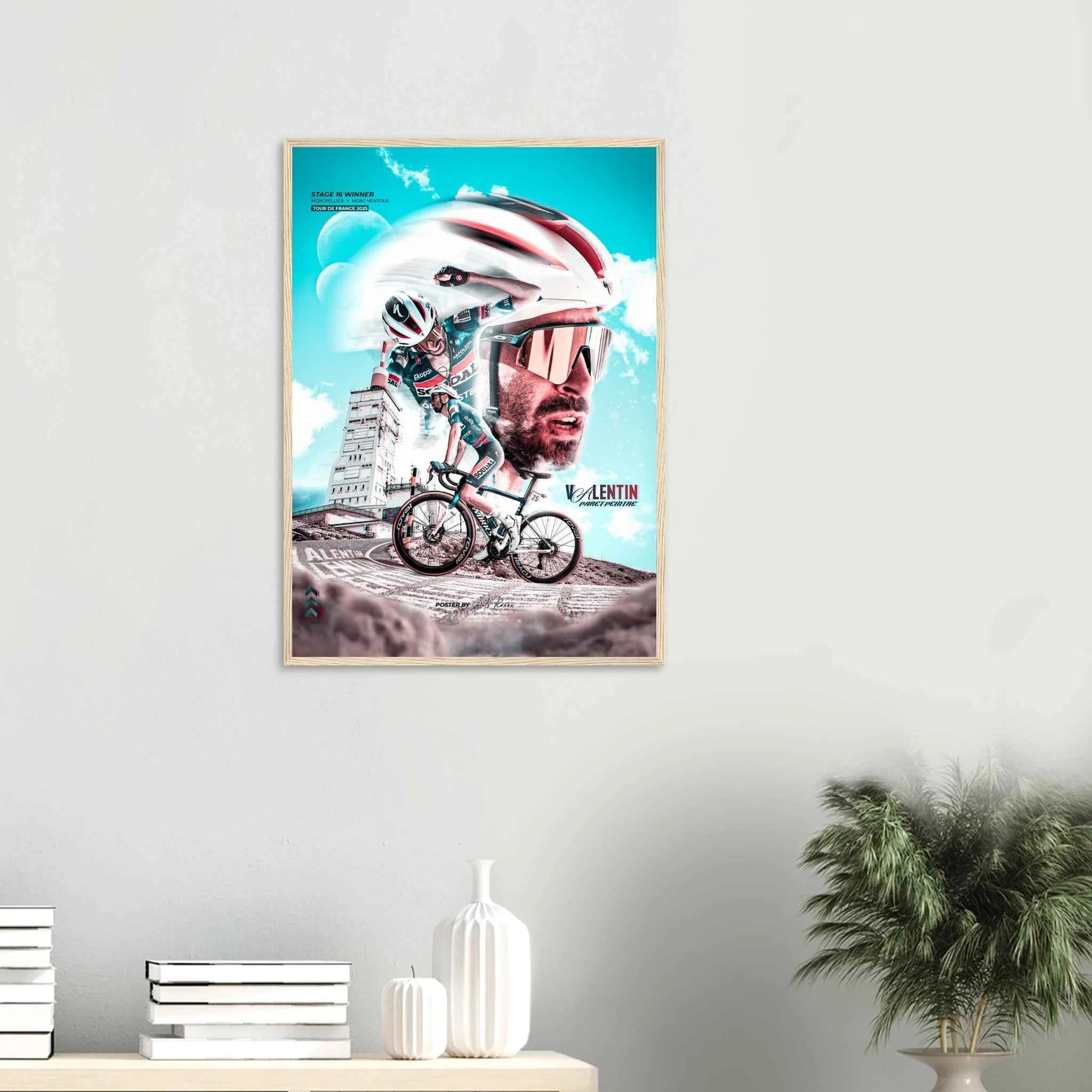 Poster Encadré - Valentin Paret-Peintre TDF 2025