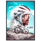 Poster Encadré - Valentin Paret-Peintre TDF 2025 - Obyke Studio