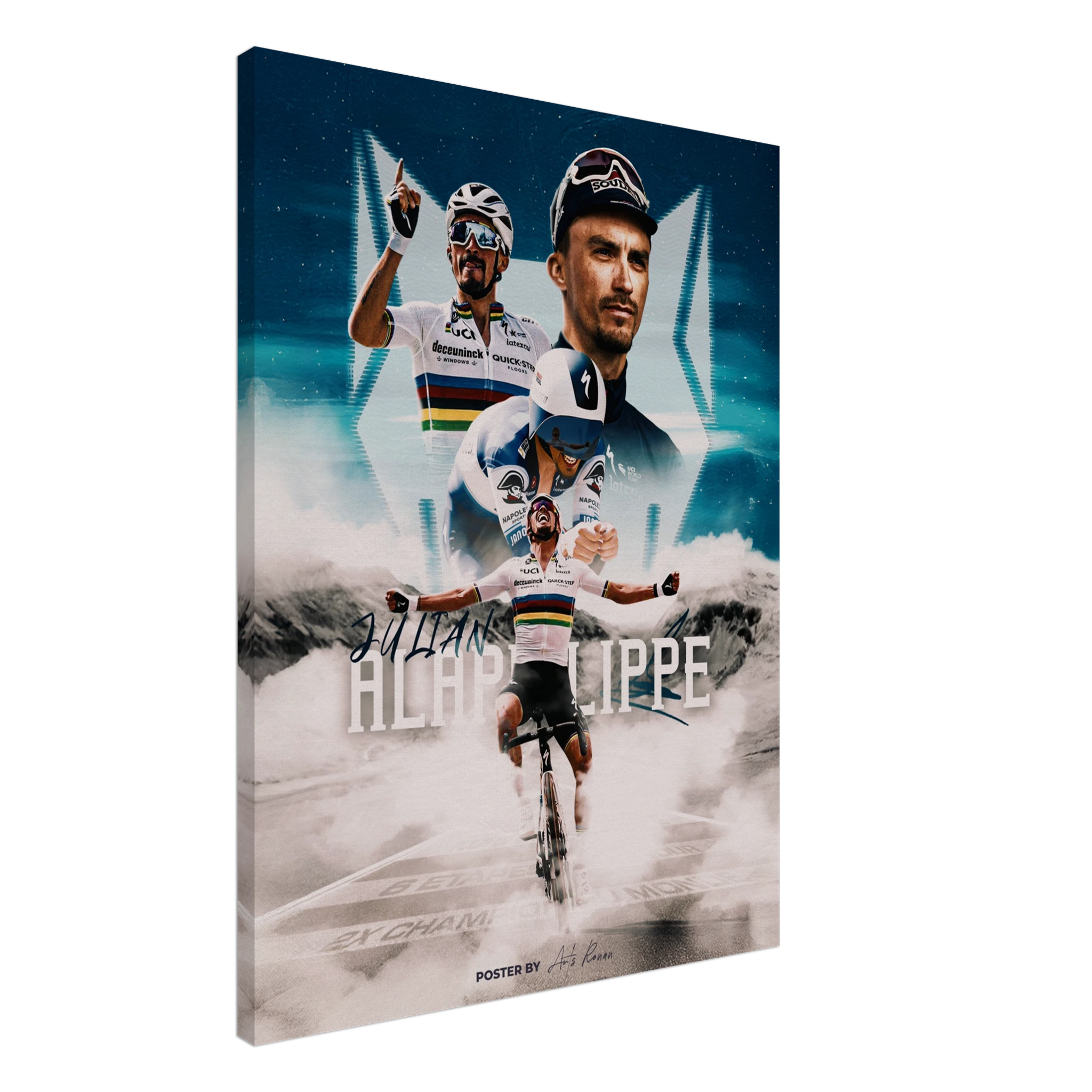 Toile - Julian Alaphilippe (Champion du Monde) - Obyke Studio