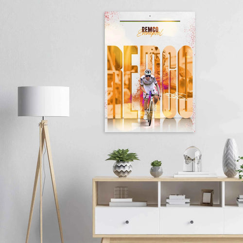 Affiche - Remco Evenepoel ( Édition Arc-En-Ciel 🌈 )