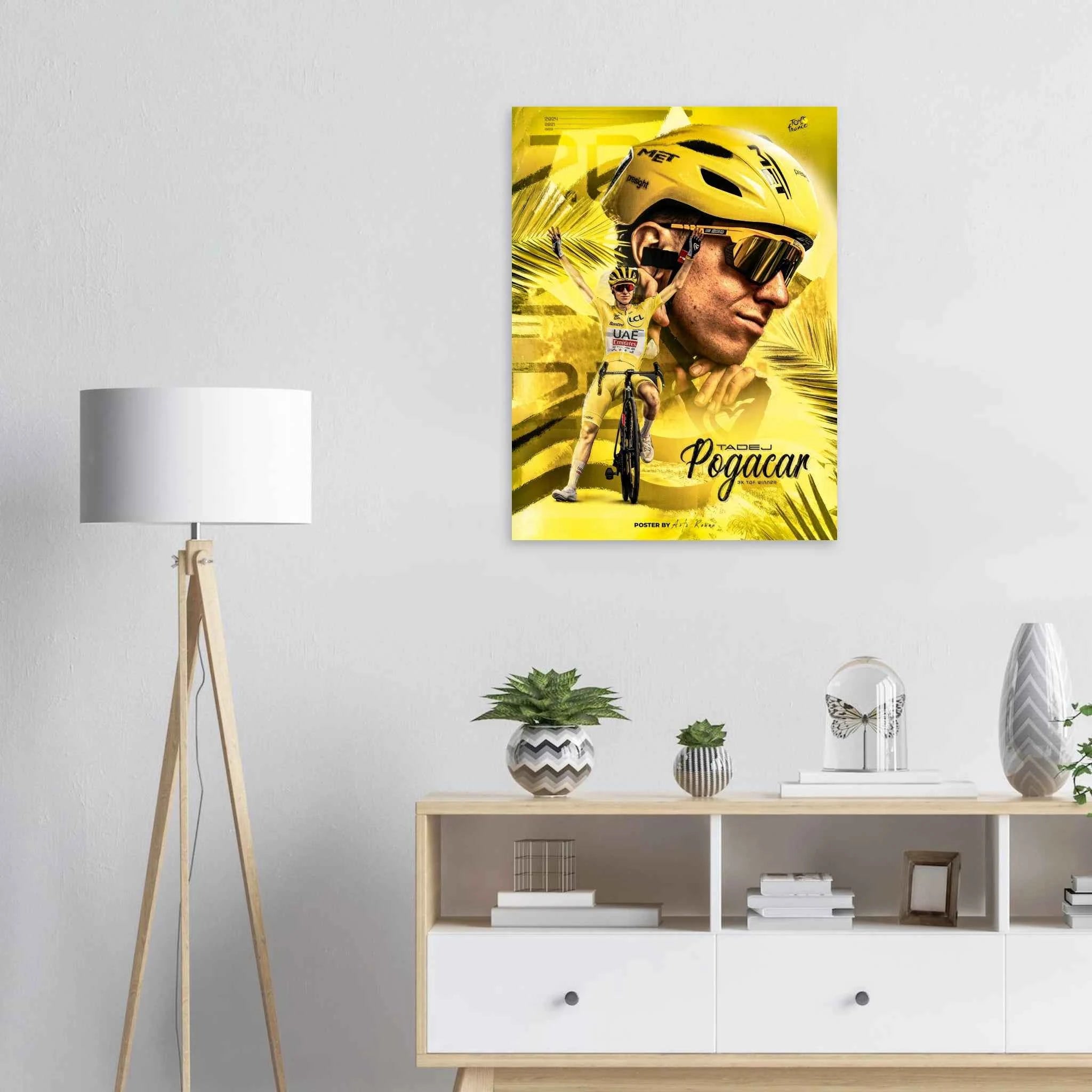 Affiche - Tadej Pogacar ( TDF 2024 )