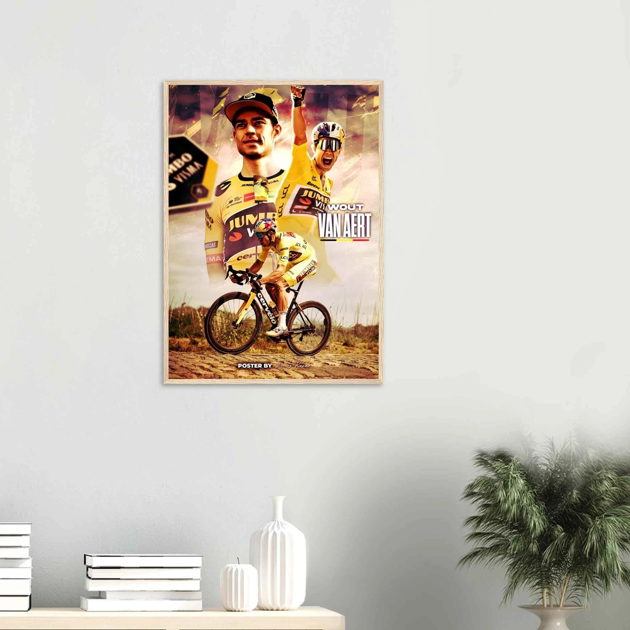Poster Encadré - Wout van Aert