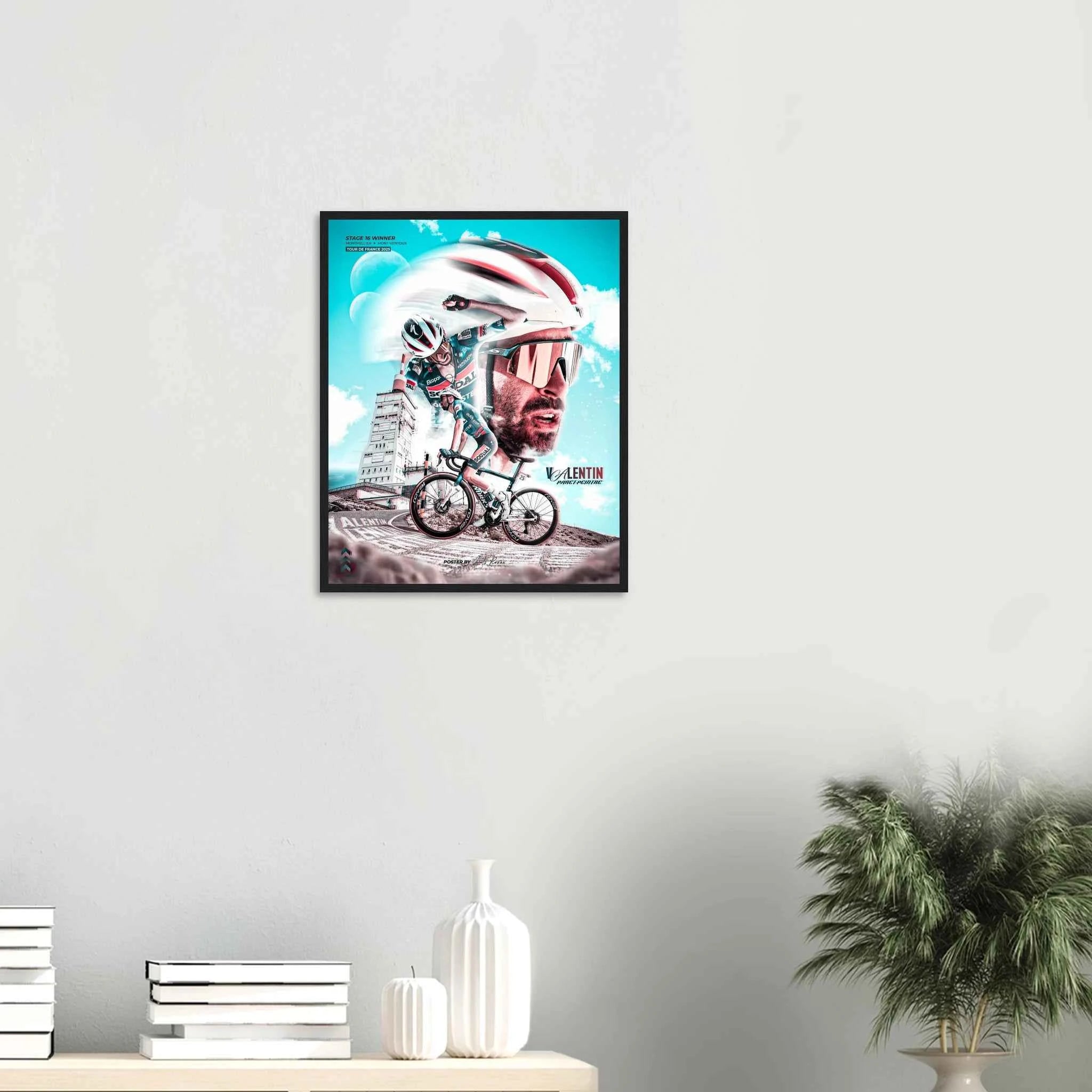 Poster Encadré - Valentin Paret-Peintre TDF 2025