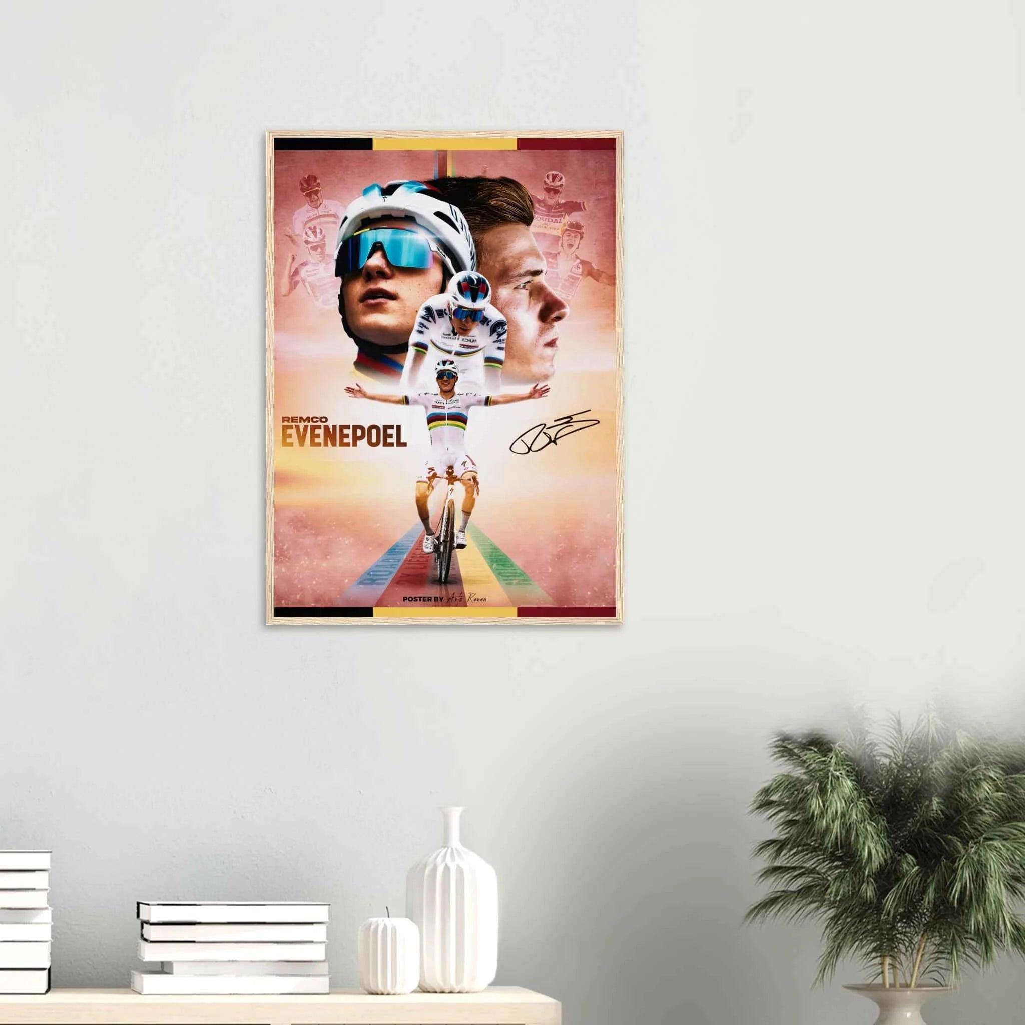Poster Encadré - Remco Evenepoel