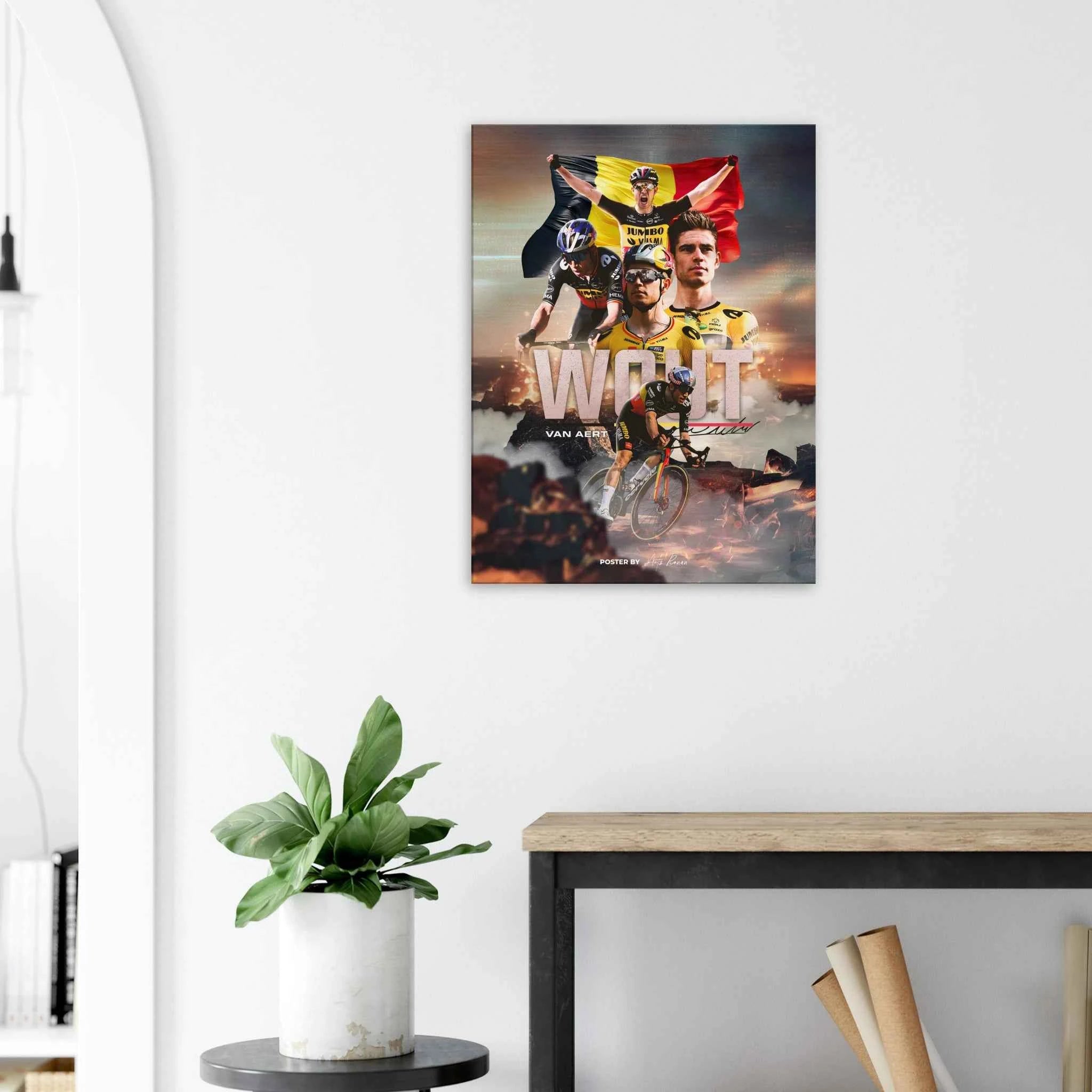 Toile - Wout van Aert (Édition champion de Belgique)
