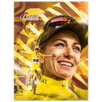 Affiche - Pauline Ferrand-Prévot 🟡 - Obyke Studio