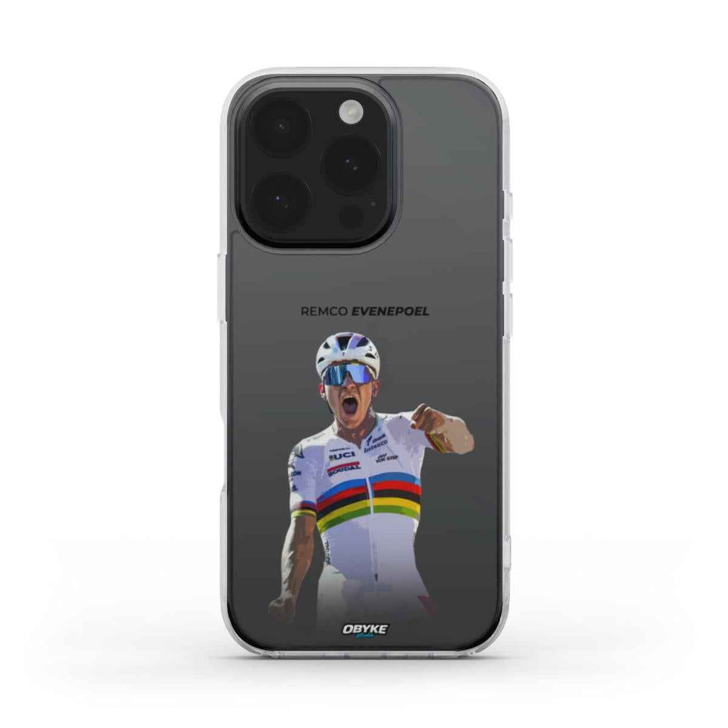 Coque transparente - Remco Evenepoel World Champ