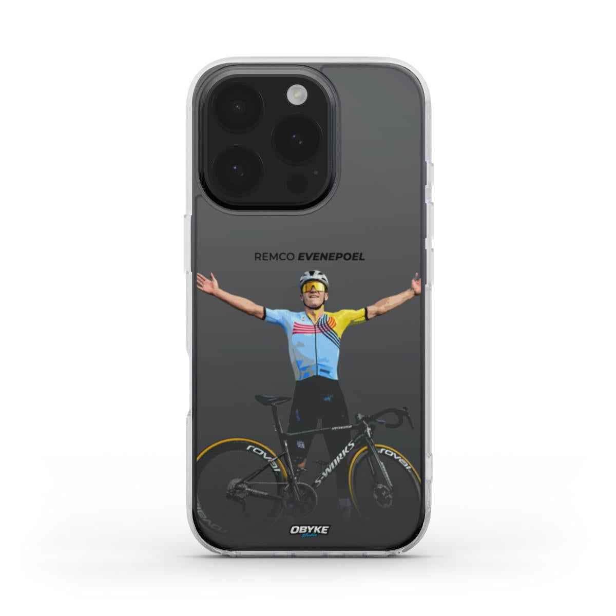 Coque transparente - Remco Evenepoel champion olympique