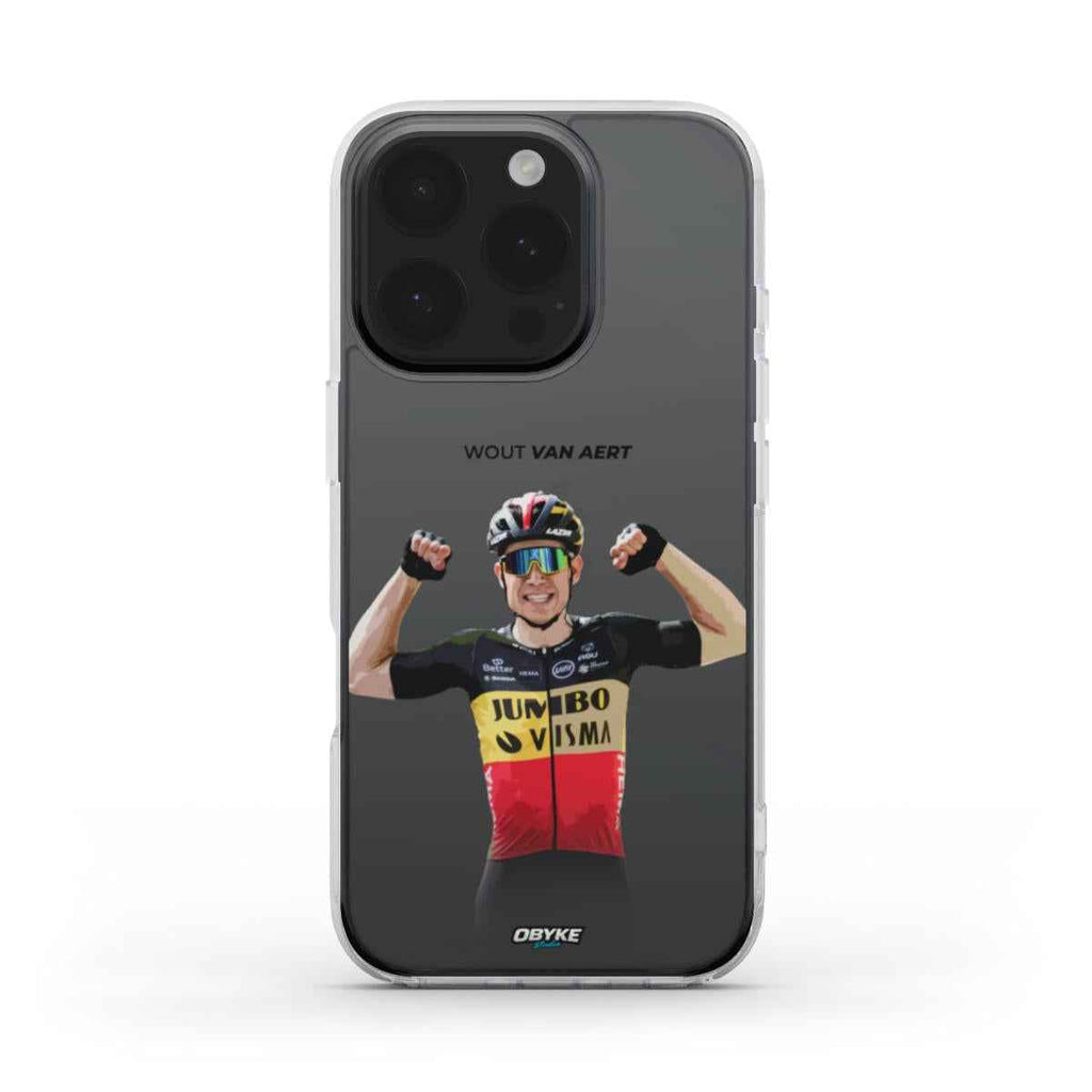Coque transparente - Wout Van Aert champion de Belgique