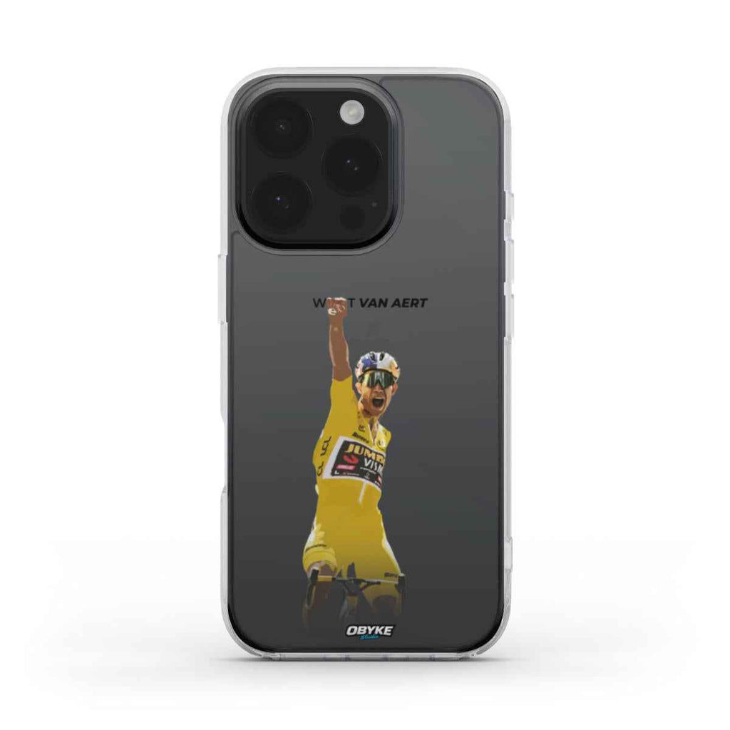 Coque transparente - Wout Van Aert Maillot Jaune
