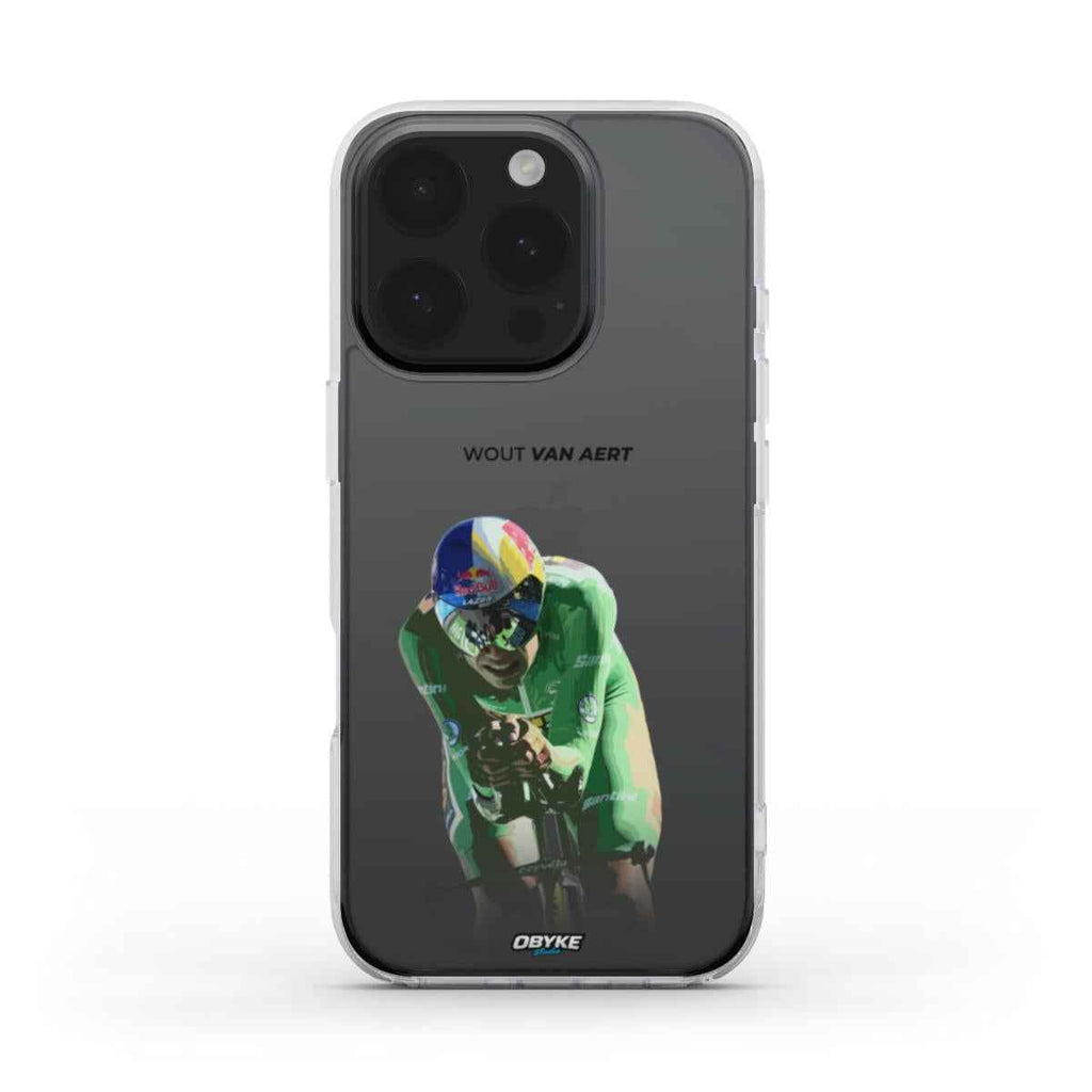 Coque transparente - Wout Van Aert Maillot Vert