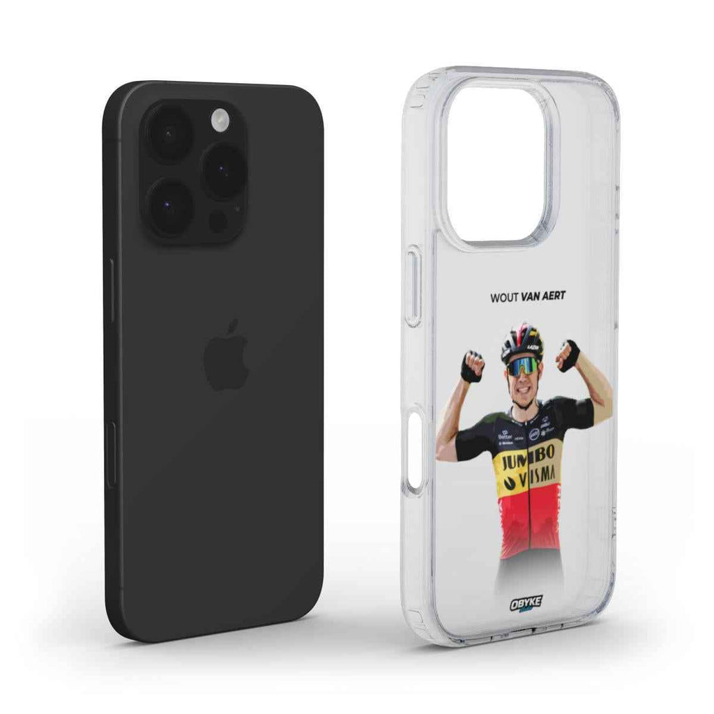 Coque transparente - Wout Van Aert champion de Belgique