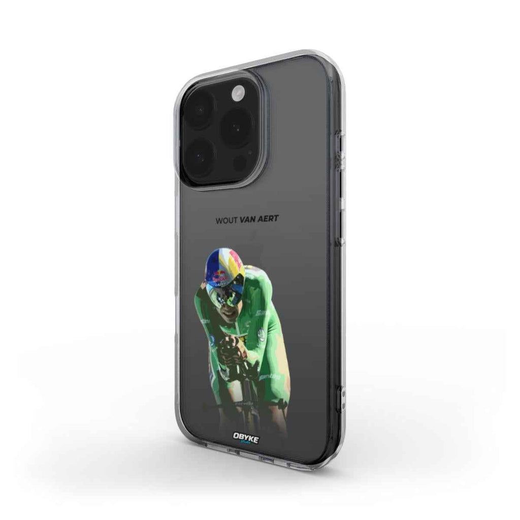 Coque transparente - Wout Van Aert Maillot Vert