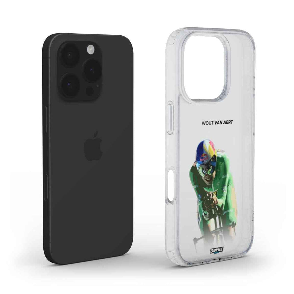 Coque transparente - Wout Van Aert Maillot Vert