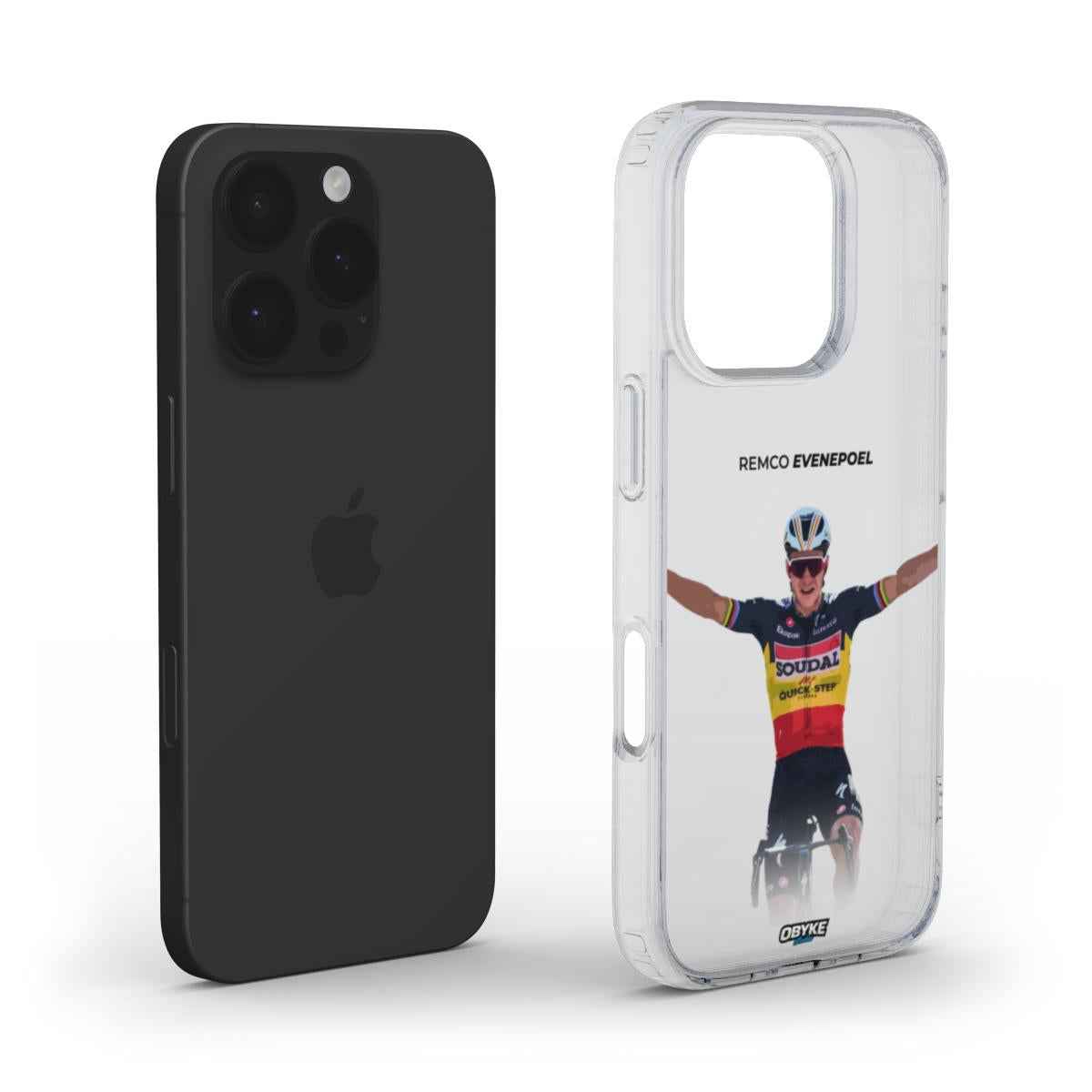 Coque transparente - Remco Evenepoel champion de belgique