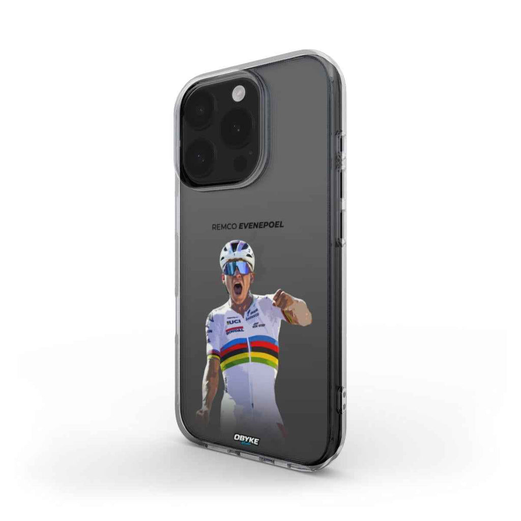 Coque transparente - Remco Evenepoel World Champ