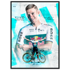 Poster Encadré - Remco Evenepoel ( RedBull - Bora Hansgrohe ) - Obyke Studio