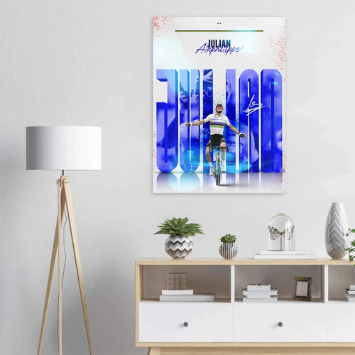 Affiche - Julian Alaphilippe ( Édition Arc-En-Ciel 🌈 )