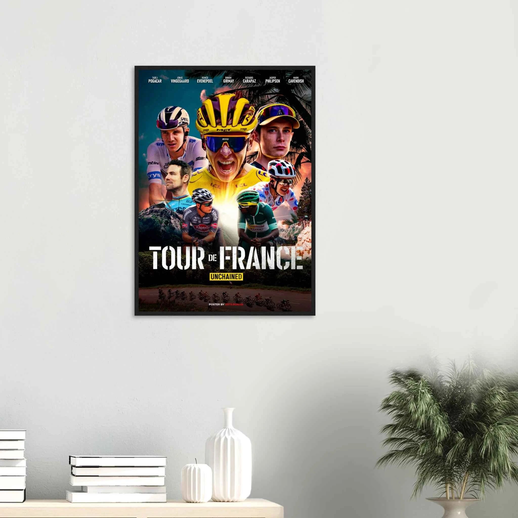 Poster Encadré - Série Netflix Tour de France 2024