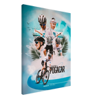 Toile - Tadej Pogacar ( Édition Maillot Blanc ) - Obyke Studio