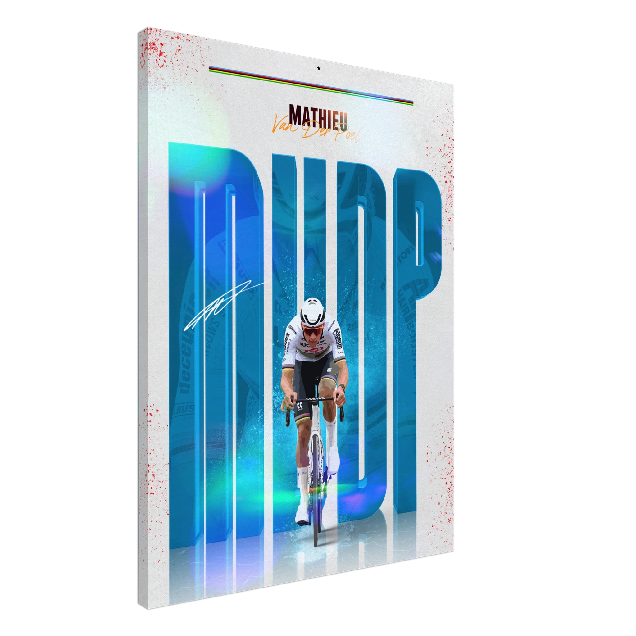 Toile - Mathieu Van Der Poel (Édition Arc-En-Ciel 🌈 ) - Obyke Studio