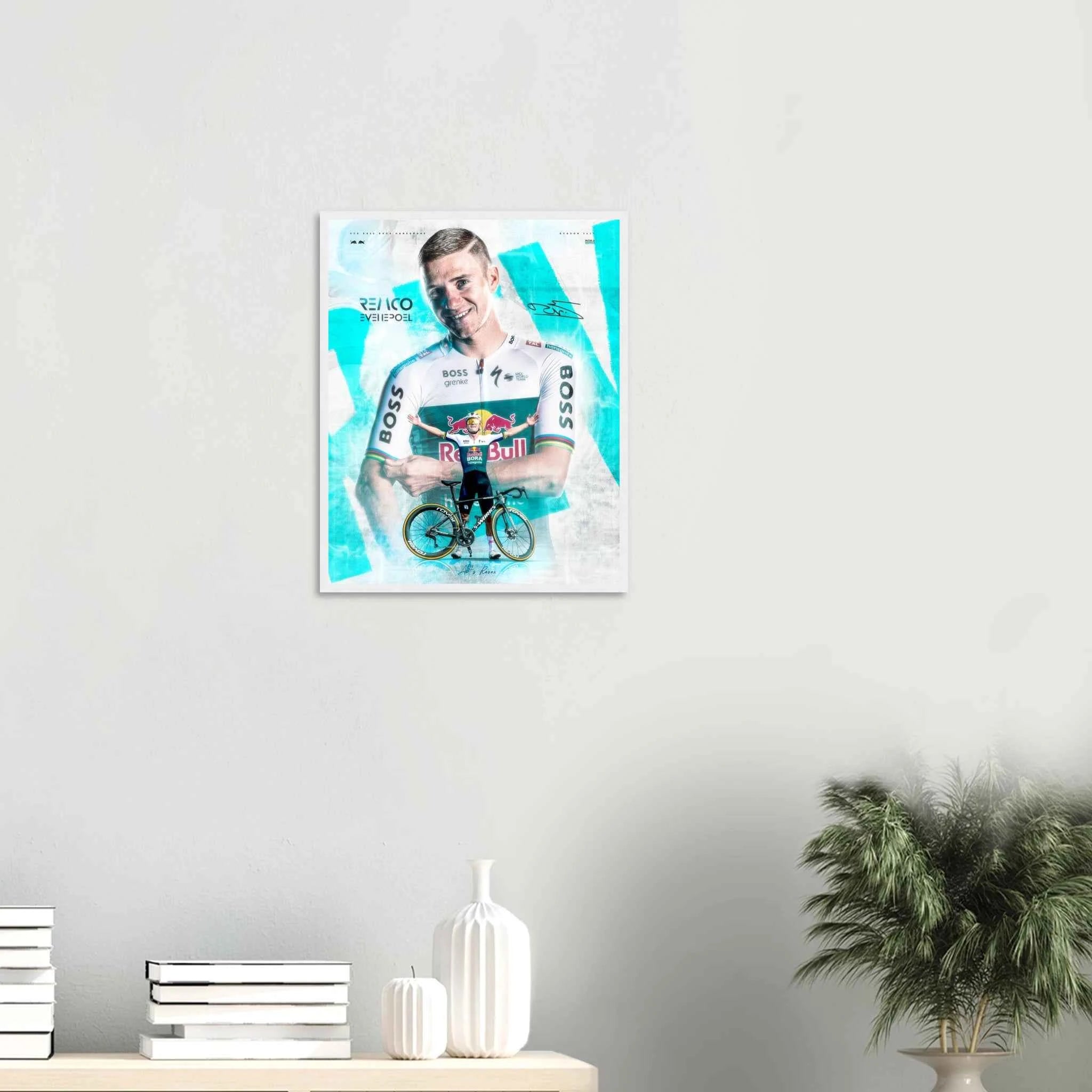 Poster Encadré - Remco Evenepoel ( RedBull - Bora Hansgrohe )