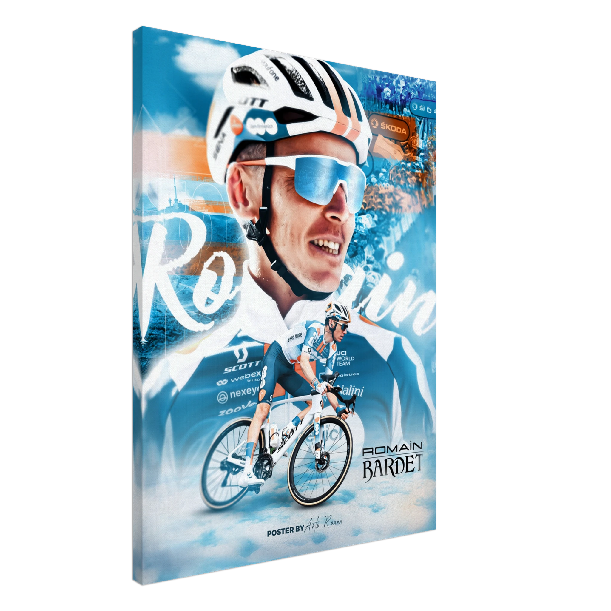 Toile - Romain Bardet - Obyke Studio