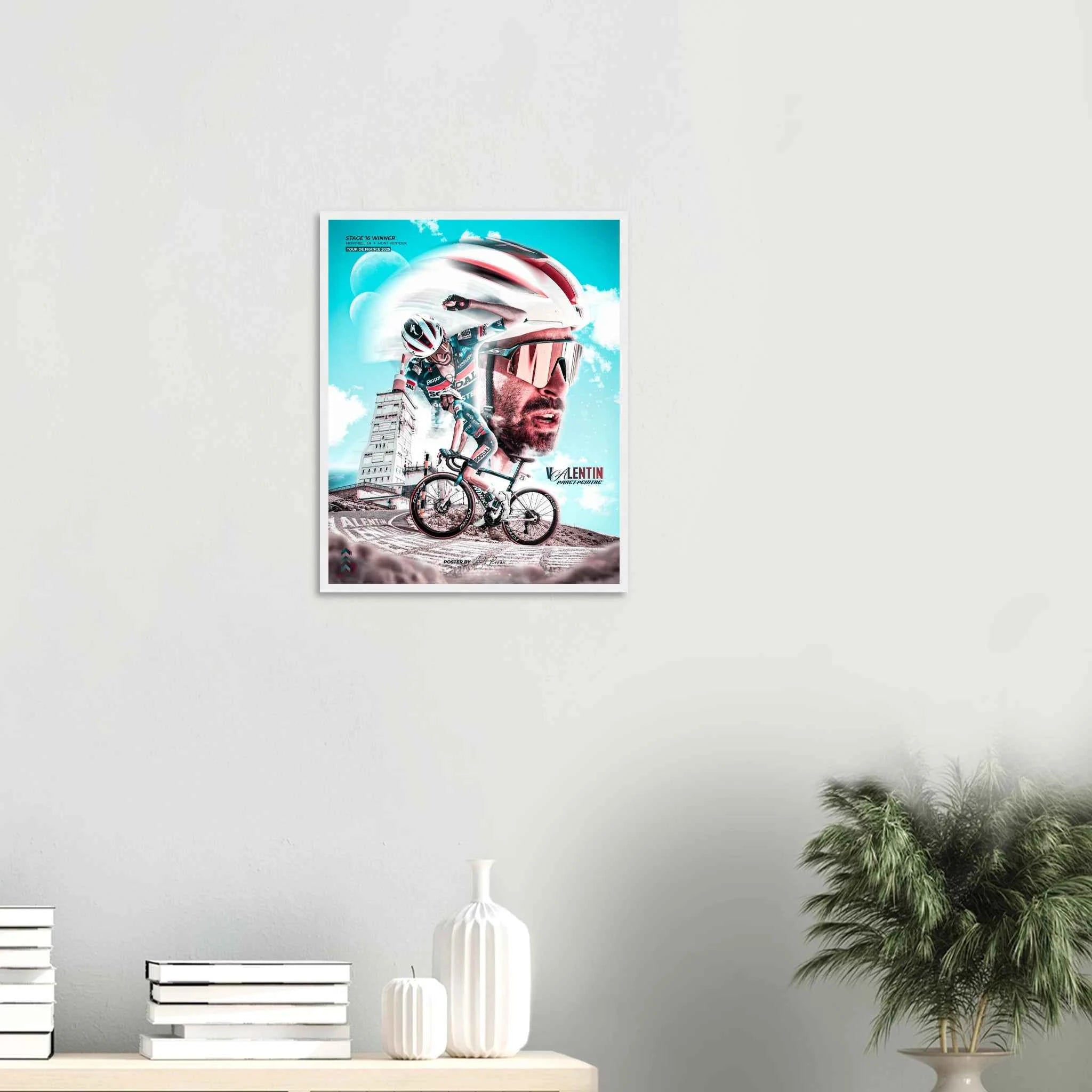 Poster Encadré - Valentin Paret-Peintre TDF 2025