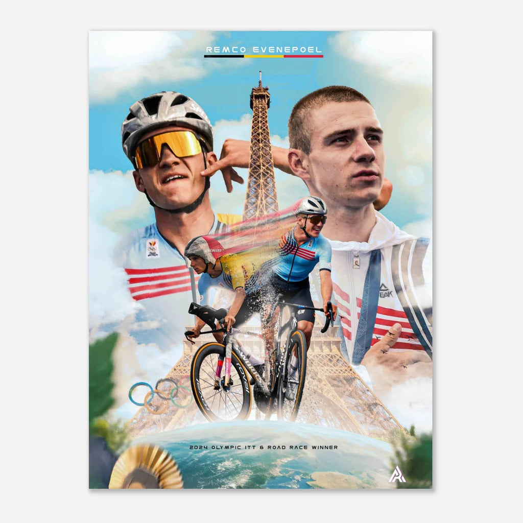 Affiche - Remco Evenepoel ( JO Paris 2024 )