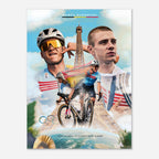 Affiche - Remco Evenepoel ( JO Paris 2024 )
