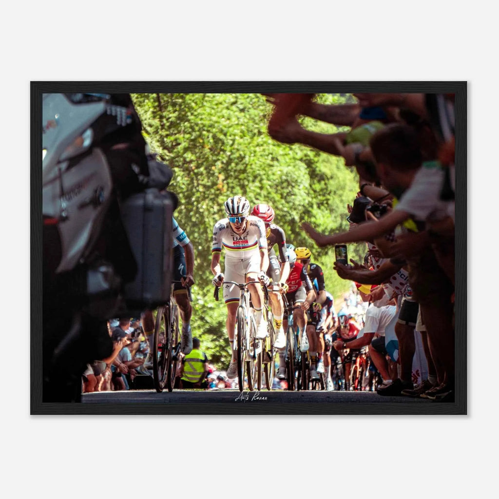 Photo Encadrée - Tadej Pogacar ( Tour de France 2025 )