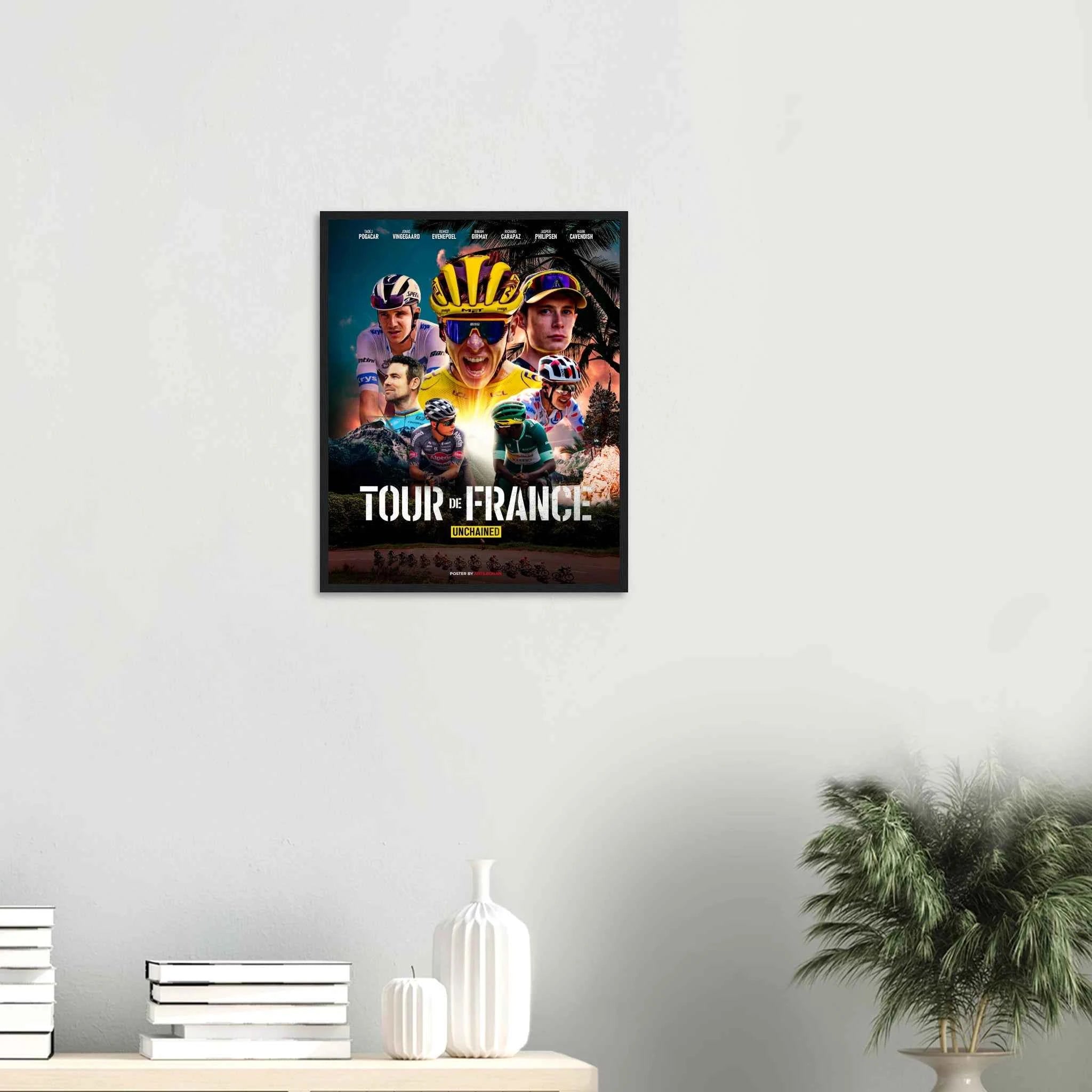 Poster Encadré - Série Netflix Tour de France 2024