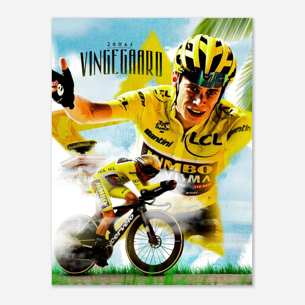 Affiche - Jonas Vingegaard ( TDF 2022-2023 )