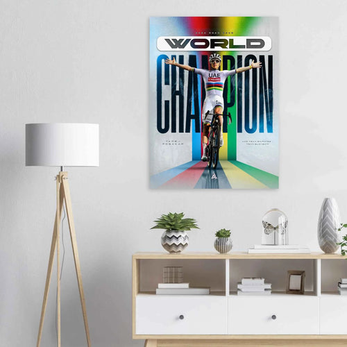 Affiche - Tadej Pogacar ( Champion du monde 2024 )